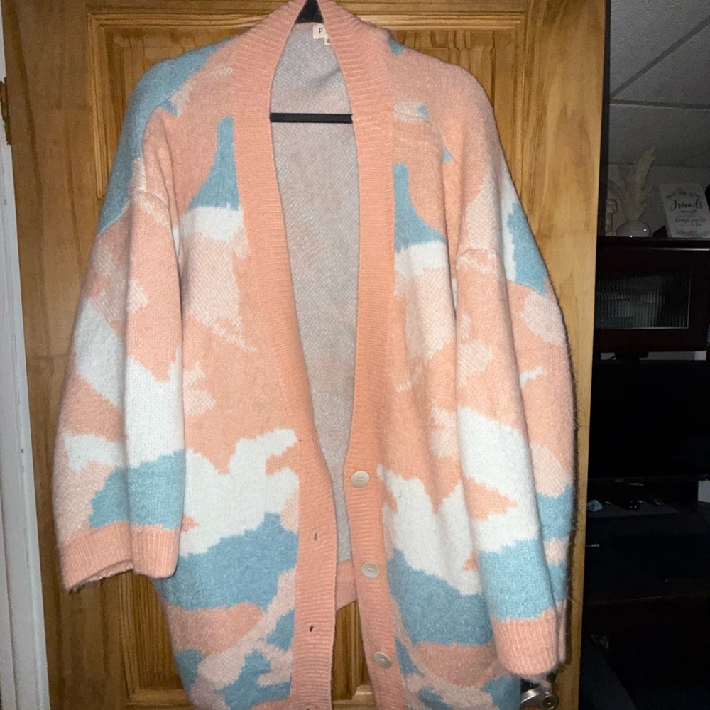 POL Women's Soft Colorblock Cardigan